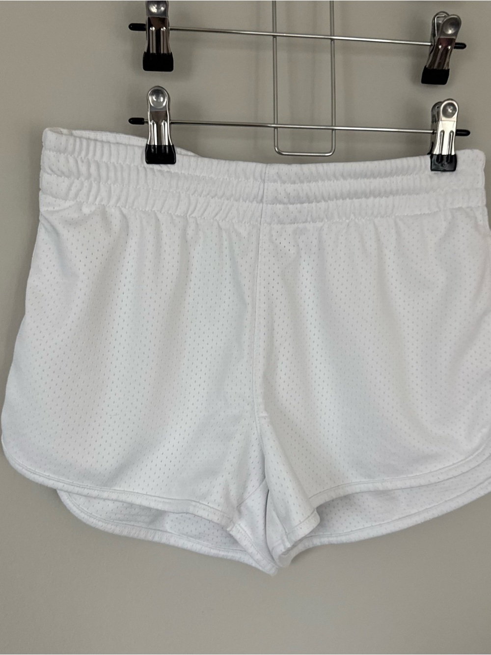 TNA White Women's Athletic Mesh Shorts